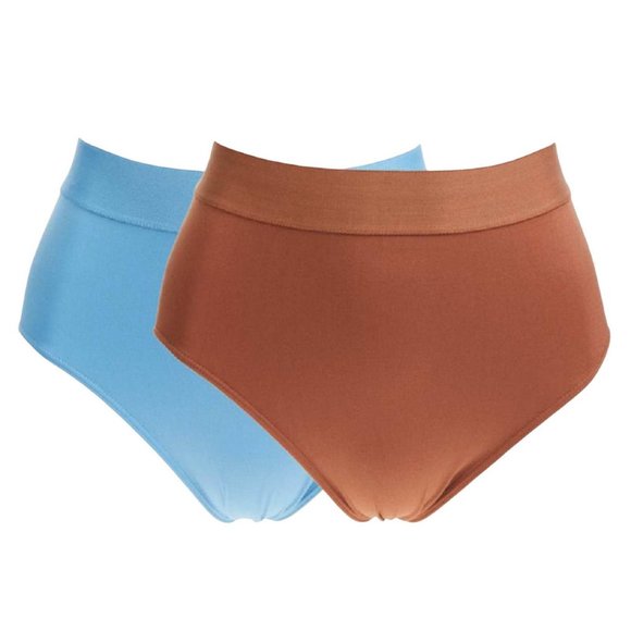 Rhonda Shear 2-pack Seamless Wide Waistband Brief SMALL - Picture 2 of 5
